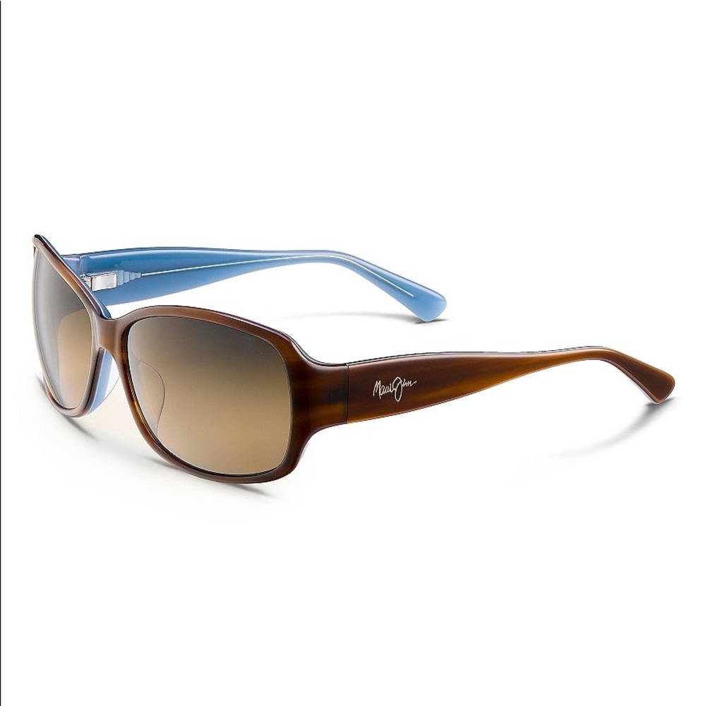 Maui Jim Polarized Nalani Rectangular 61mm Sunglasses